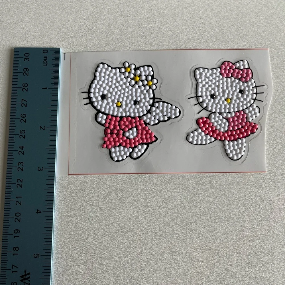 Hello Kitty Diamond Dot Stickers - set of two - Picture 3 of 6